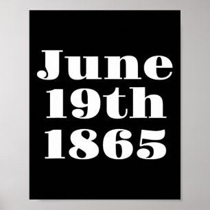 Póster Jubilee Emancipation Freedom Day Black History Mon