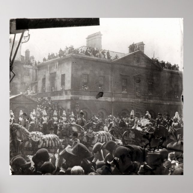 Póster Jubilee Procession in Whitehall, 1887 (Frente)