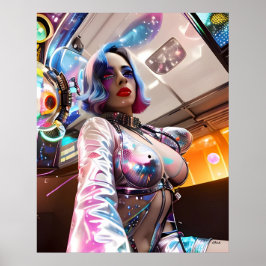 Póster Júbilo Futurista