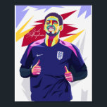 Póster Jude Bellingham Wpap Pop Art<br><div class="desc">Jude Bellingham Wpap Pop Art</div>