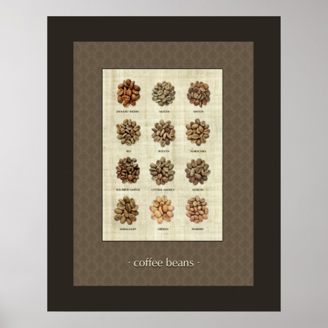 Póster Judías de café - poster (Frente)