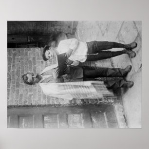 Póster Judíos con Tanakh en Yom Kippur