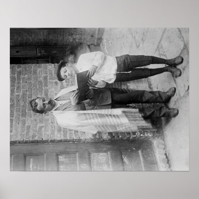 Póster Judíos con Tanakh en Yom Kippur (Frente)