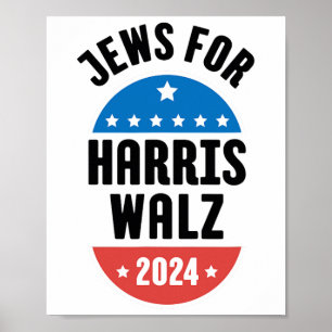 Póster Judíos Para Harris Wheimer 2024