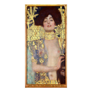 Póster Judith Con La Cabeza Holofernes Por Gustav Klimt