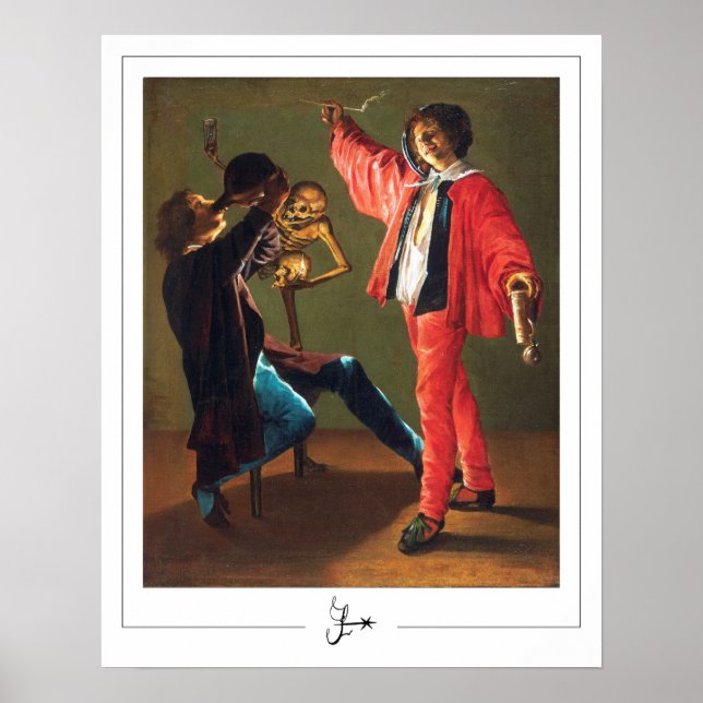 Póster Judith Leyster Zedign Art Poster #1 (Frente)