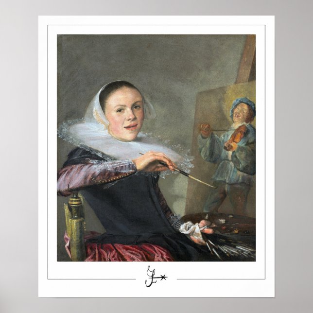 Póster Judith Leyster Zedign Art Poster #4 (Frente)