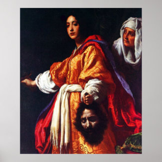 Póster Judith with the Head of Holofernes