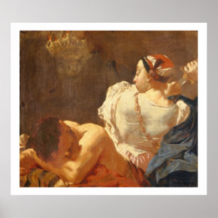 Póster Judith y Holofernes