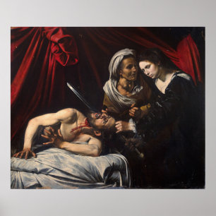 Póster Judith y Holofernes