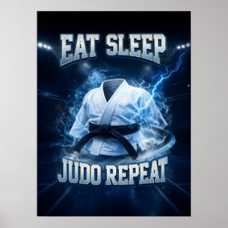 Póster Judo Contrabando Retro Artes Marciales