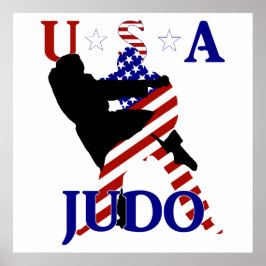 Póster Judo de Estados Unidos