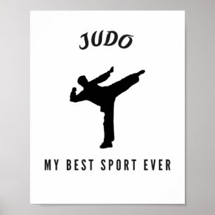Póster Judo mi mejor deporte