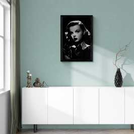 Póster Judy Garland Noir Style