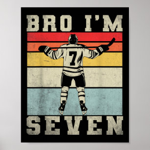 Póster Juega de hockey sobre hielo de 7 años