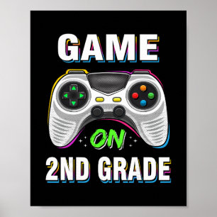 Póster Juego Activo 2do Grado Segundo Primer Día Escuela
