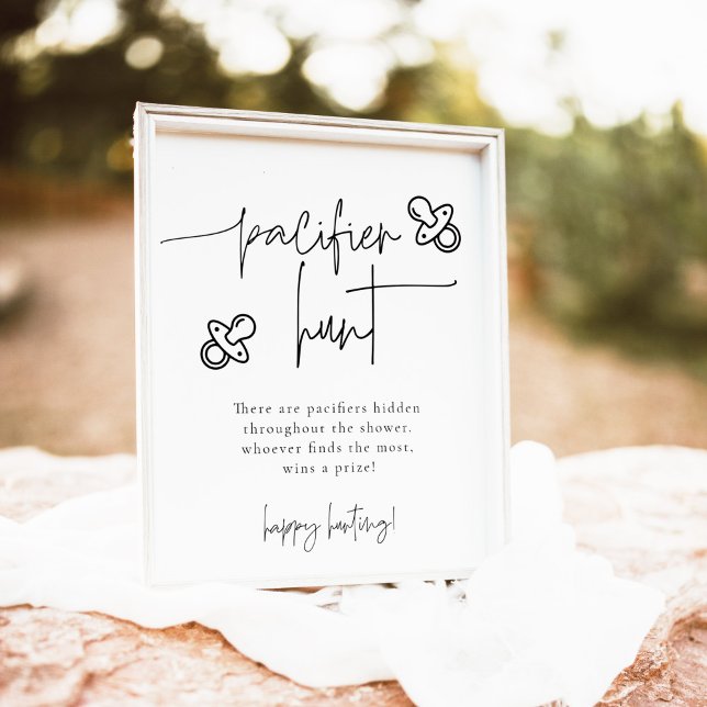 Póster Juego Baby Shower de caza de pacificadores de EMER (Subido por el creador)