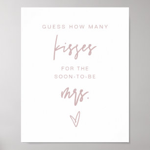 Póster Juego Bridal de Cuántos Besos MARLO Dusty Rose