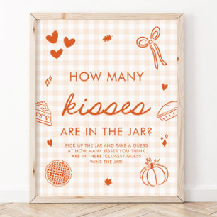 Póster Juego de Adivina Cuántos Besos tiene la Pastelito