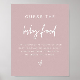 Póster Juego de Adivina la Comida para Bebés MARLO Boho D