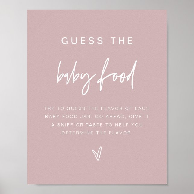 Póster Juego de Adivina la Comida para Bebés MARLO Boho D (Frente)