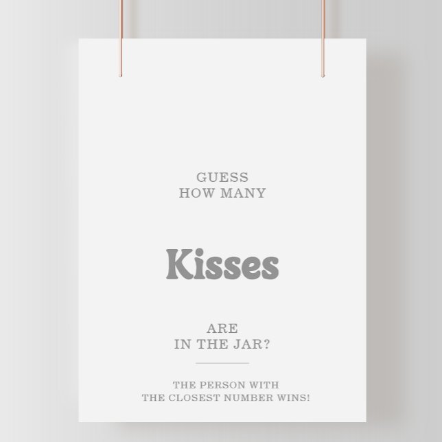 Póster Juego de adivinanza de besos para despedida de sol (Subido por el creador)