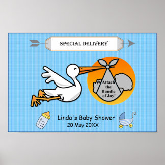 Póster Juego de baby shower