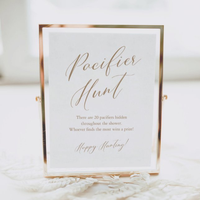Póster Juego de Baby Shower Hunt de Caza de Pacificadores (Subido por el creador)