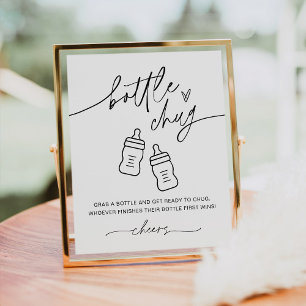 Póster Juego de Baby Shower para botellas EVERLEIGH
