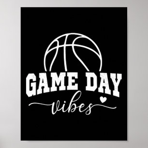 Póster Juego de baloncesto Día Vibes Baloncesto Mamá Vida