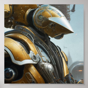 Póster Juego de batalla de Sci Fi