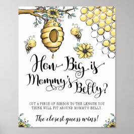 Póster Juego de Belly Floral Beehive Honey Sweet Aee