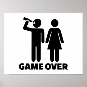 Póster Juego de boda terminado