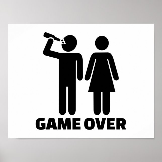 Póster Juego de boda terminado (Frente)