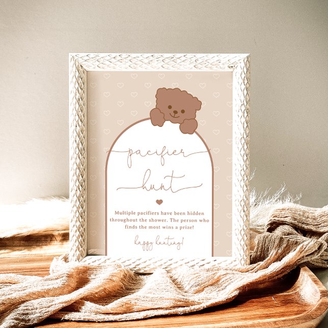 Póster Juego de búsqueda de chupete para baby shower del  (Subido por el creador)