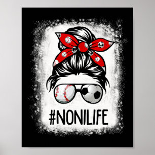 Póster Juego de calcetines descoloridos de noni vida fútb