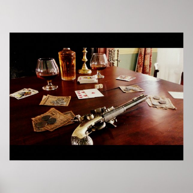 Póster Juego de cartas (Frente)