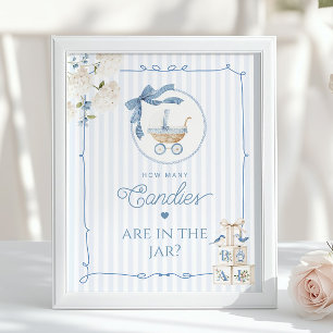 Póster Juego de Chinoiserie Vintage Carriage Cuántas Golo
