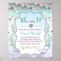 Juego de Despedida de Soltera de Sirena Quién soy