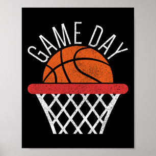 Póster Juego de día Baloncesto Lover Baloncesto Jugador F