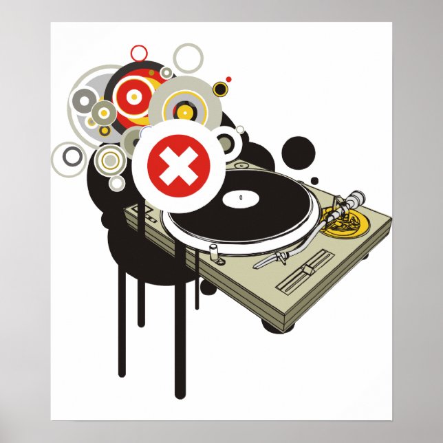 Póster Juego de DJ (Frente)