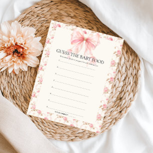 Póster Juego de ducha de comida para bebé Flora Guess Cot