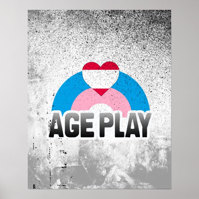 PÓSTER JUEGO DE EDAD ARCOÍRIS (Frente)