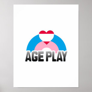 PÓSTER JUEGO DE EDAD ARCOÍRIS