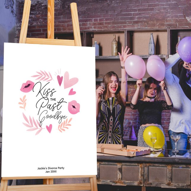 Póster Juego de fiesta de divorcio Besa el pasado adiós (Subido por el creador)