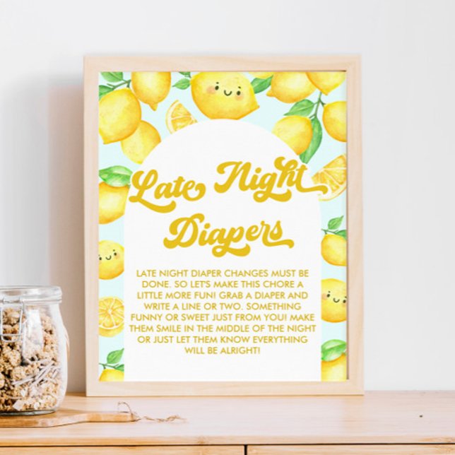 Póster Juego de Fiestas de los pañales nocturnos de Lemon (Subido por el creador)