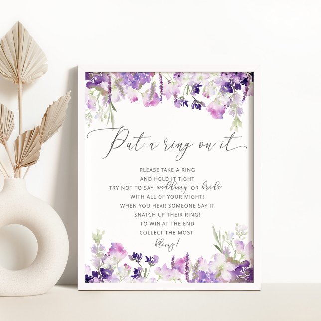 Póster Juego de flores silvestres de lavanda para ponerle (Subido por el creador)