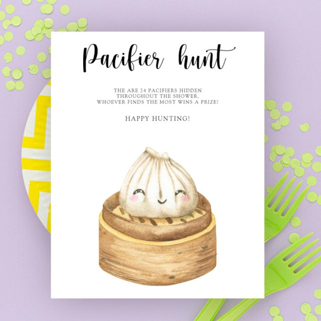 Póster Juego de la ducha de bebé: búsqueda de chupete - D (Subido por el creador)
