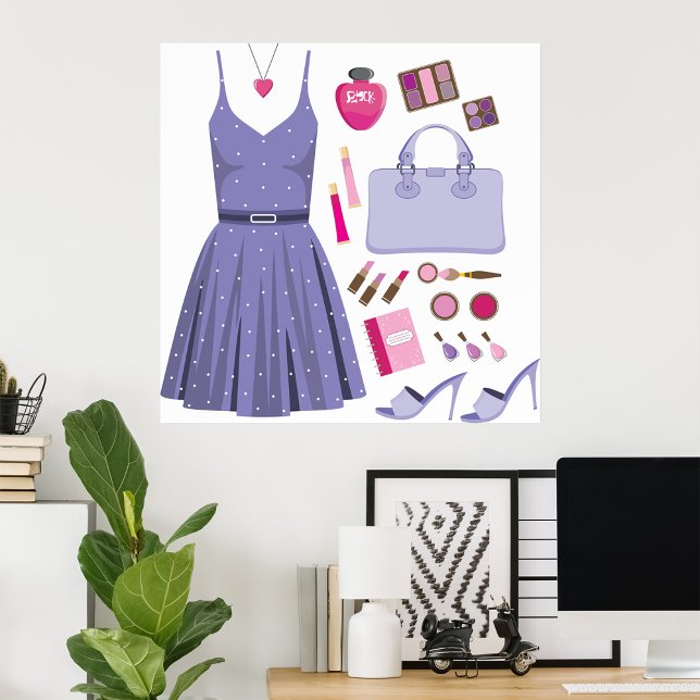 Póster Juego de moda púrpura (Subido por el creador)