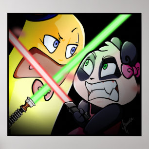 Póster Juego de P&B